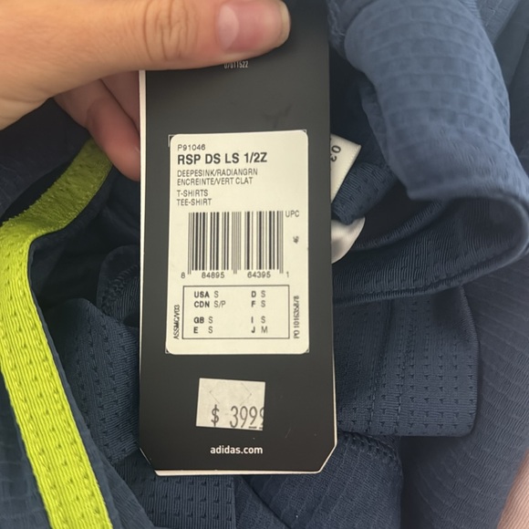 Adidas quarter zip athletic top - Picture 6 of 6